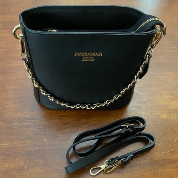 Persaman New York Livia Leather Saddle Bag - Picture 9 of 13